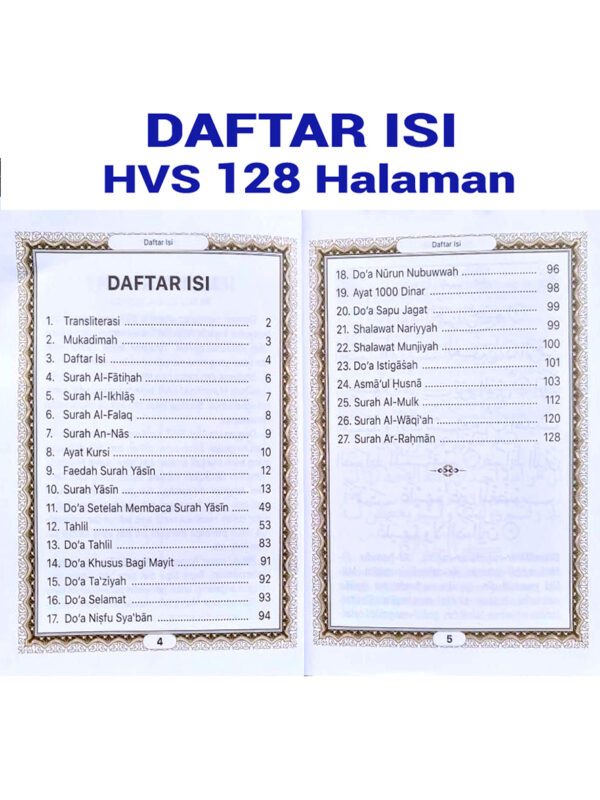 buku yasin tahlil custom (desain 001)