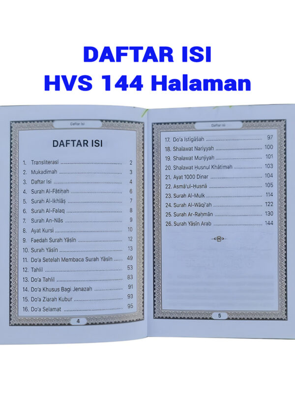 buku yasin tahlil custom (desain 001)
