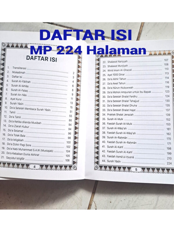 buku yasin tahlil custom (desain 001)