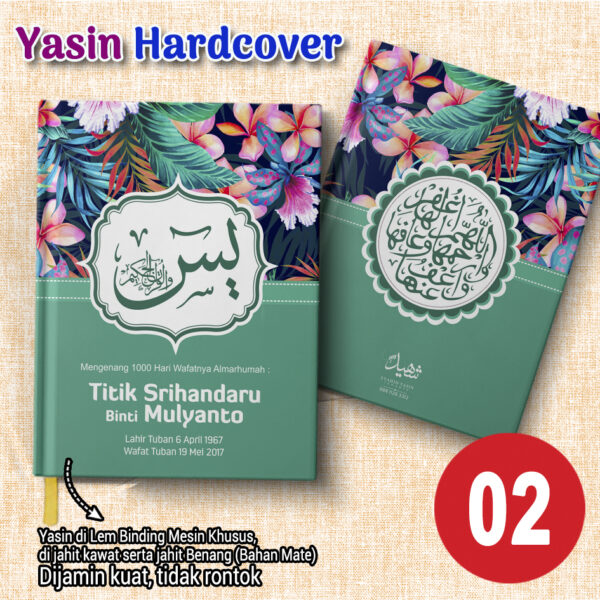 buku yasin tahlil custom (desain 002)