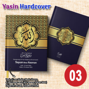 buku yasin tahlil custom (desain 002)