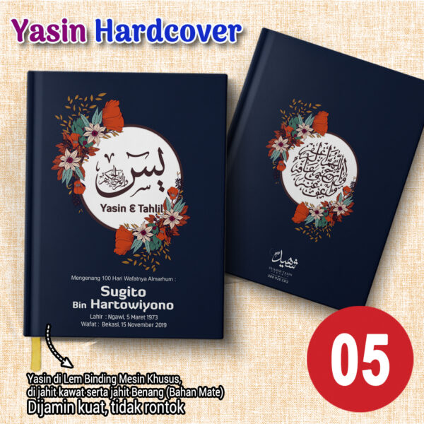 buku yasin tahlil custom (desain 002)
