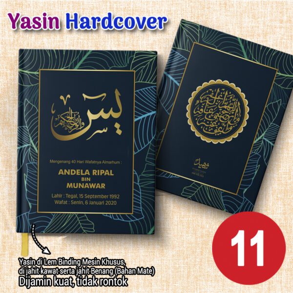 buku yasin tahlil custom (desain 011)
