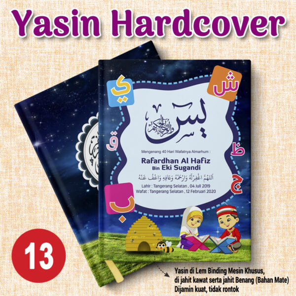 buku yasin tahlil custom (desain 011)