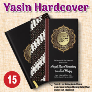 buku yasin tahlil custom (desain 011)
