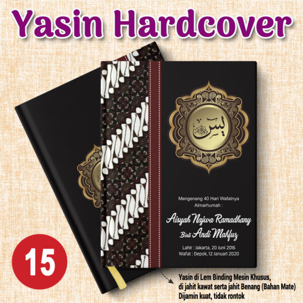 buku yasin tahlil custom (desain 011)