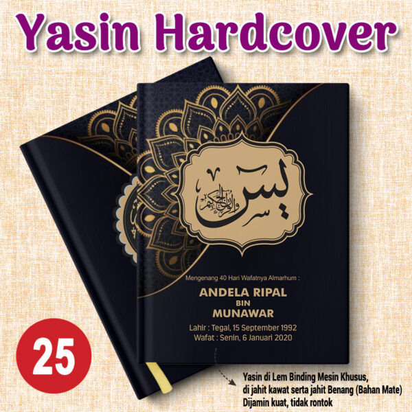 buku yasin tahlil custom (desain 011)