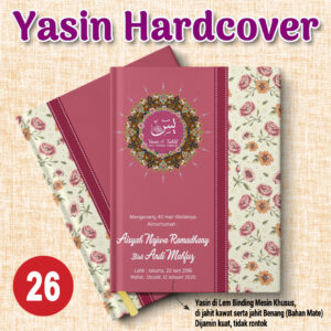 buku yasin tahlil custom (desain 011)