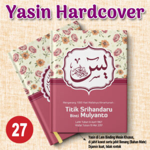 buku yasin tahlil custom (desain 011)