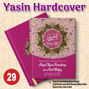 buku yasin tahlil custom (desain 011)