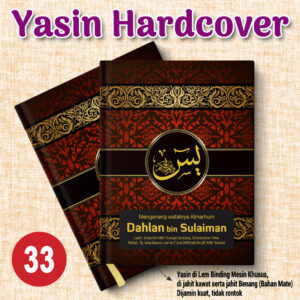 buku yasin tahlil custom (desain 011)