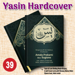 buku yasin tahlil custom (desain 011)