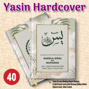 buku yasin tahlil custom (desain 011)