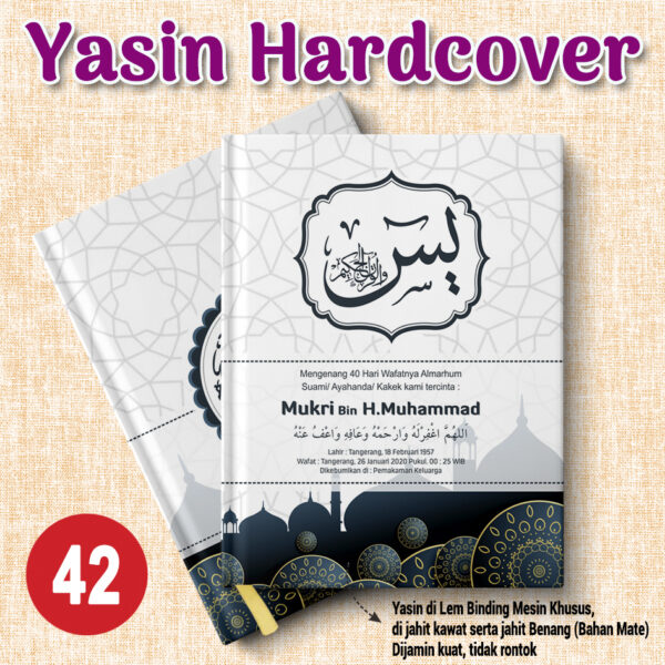 buku yasin tahlil custom (desain 011)