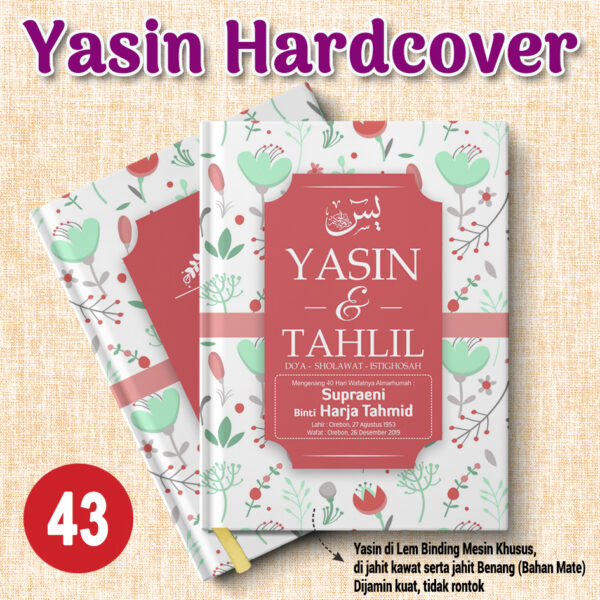 buku yasin tahlil custom (desain 011)