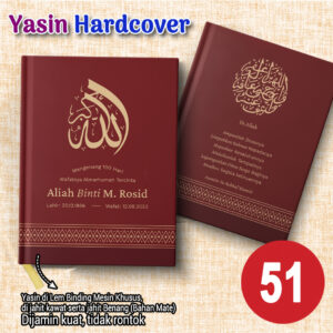 buku yasin tahlil custom (desain 051)